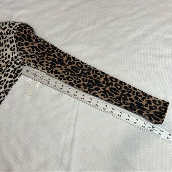 Abound Cheetah Animal Print Long Sleeve Body Suit Sz XS - Picture 3 of 10